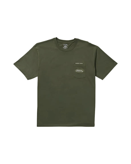 BILLABONG Bad Dog Pocket T-Shirt Olive Men's Short Sleeve T-Shirts Billabong 