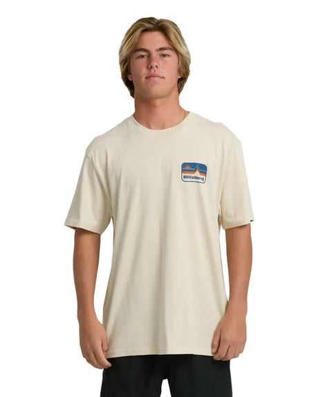 BILLABONG Range Adiv Premium T-Shirt Oatmeal Men's Short Sleeve T-Shirts Billabong 