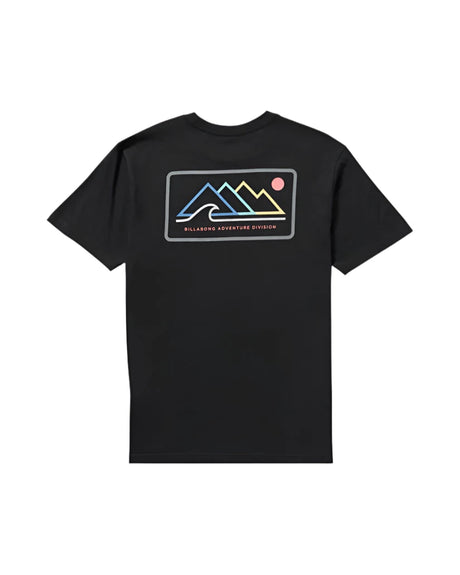 BILLABONG Range A/Div T-Shirt Black Men's Short Sleeve T-Shirts Billabong 
