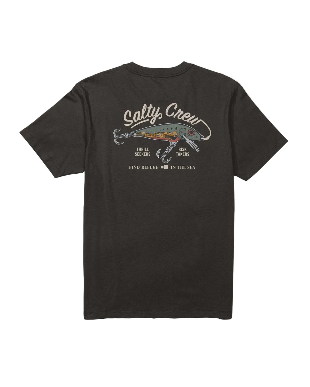 SALTY CREW Decoy Crew T-Shirt Black Men's Short Sleeve T-Shirts Salty Crew 