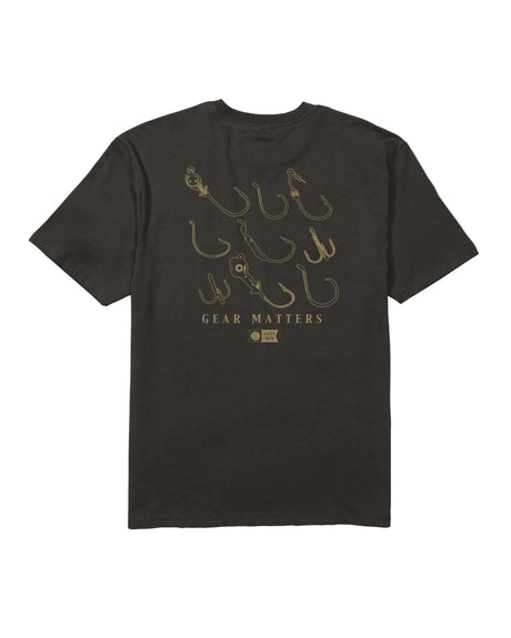 SALTY CREW Fish Gear T-Shirt Black Men's Short Sleeve T-Shirts Salty Crew 