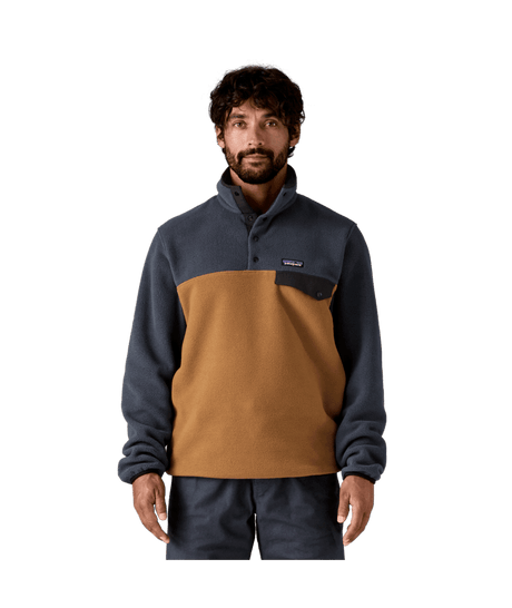 PATAGONIA Lightweight Synchilla Snap-T Fleece Pullover Deer Brown Men's Sweaters Patagonia 