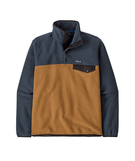 PATAGONIA Lightweight Synchilla Snap-T Fleece Pullover Deer Brown Men's Sweaters Patagonia 