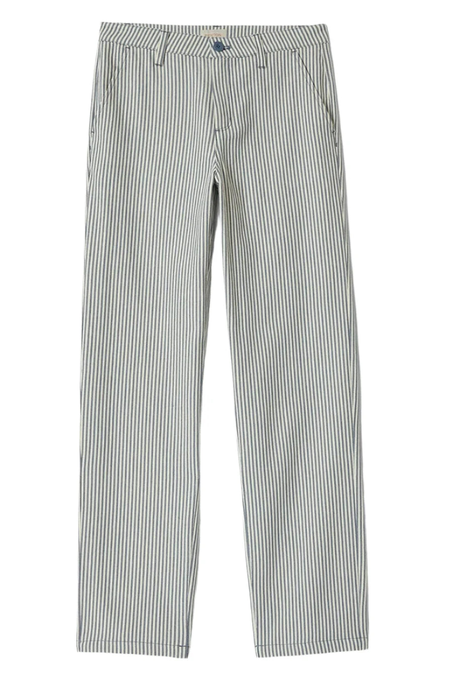 BRIXTON Women's Bedford Pants Azure Blue Pinstripe Women's Pants Brixton 