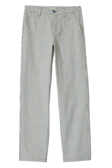 BRIXTON Women's Bedford Pants Azure Blue Pinstripe Women's Pants Brixton 