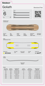 BATALEON Goliath Snowboard 2027 Men's Snowboards Bataleon 