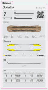 BATALEON Goliath+ Snowboard 2027 Men's Snowboards Bataleon 