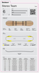 BATALEON Stereo Team Snowboard 2027 Men's Snowboards Bataleon 