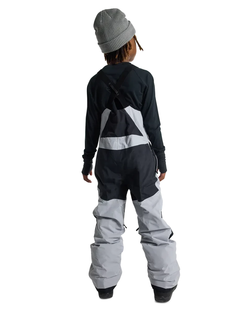 BURTON Kid's Skylar 2L Bib Snow Pants Silver Sconce 2026 Youth Snow Pants Burton 