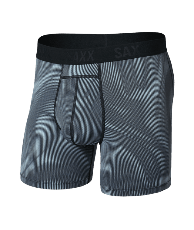 SAXX Smooth Flex Light Compression Boxer Brief Underwear Smoke Camo/Deep Navy Men's Underwear Saxx 