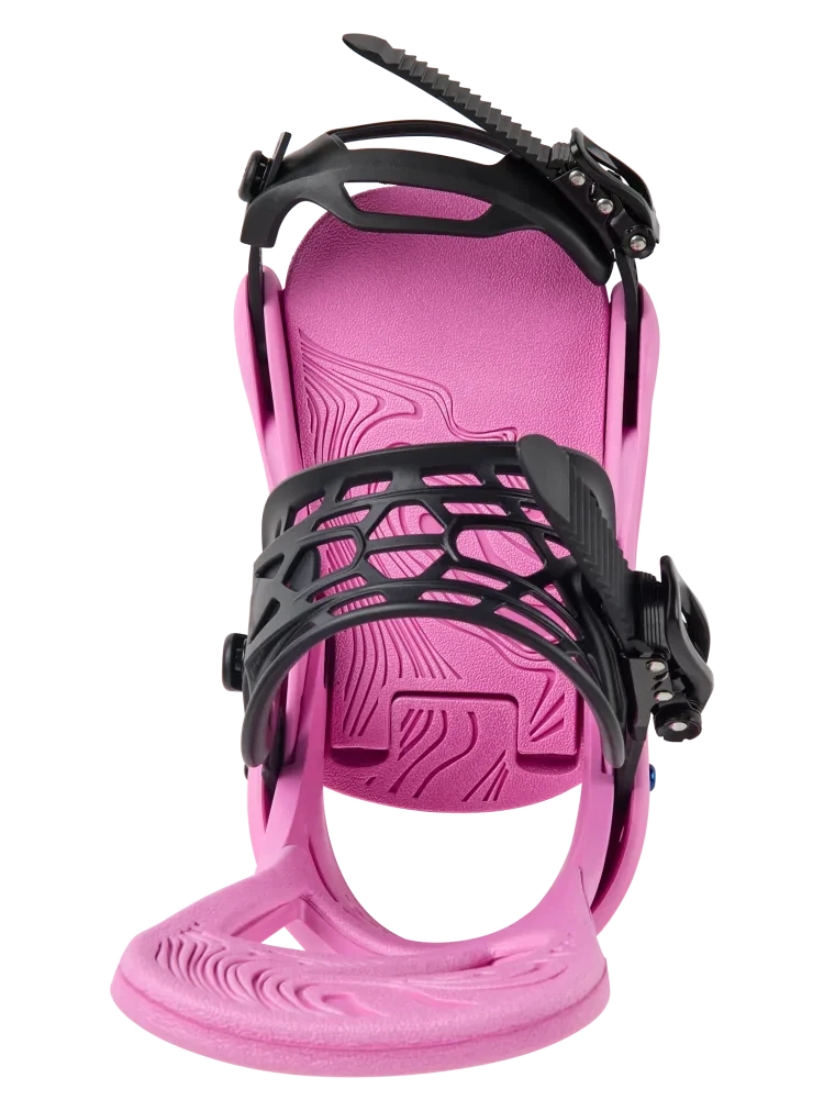 BURTON Women's Scribe Re:Flex Snowboard Bindings Fuchsia Pink 2026 Women's Snowboard Bindings Burton 
