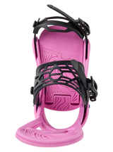BURTON Women's Scribe Re:Flex Snowboard Bindings Fuchsia Pink 2026 Women's Snowboard Bindings Burton 