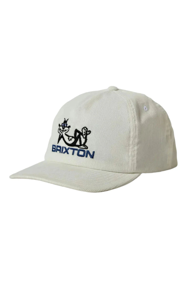 BRIXTON Cool Cat Snapback Hat White Men's Hats Brixton 