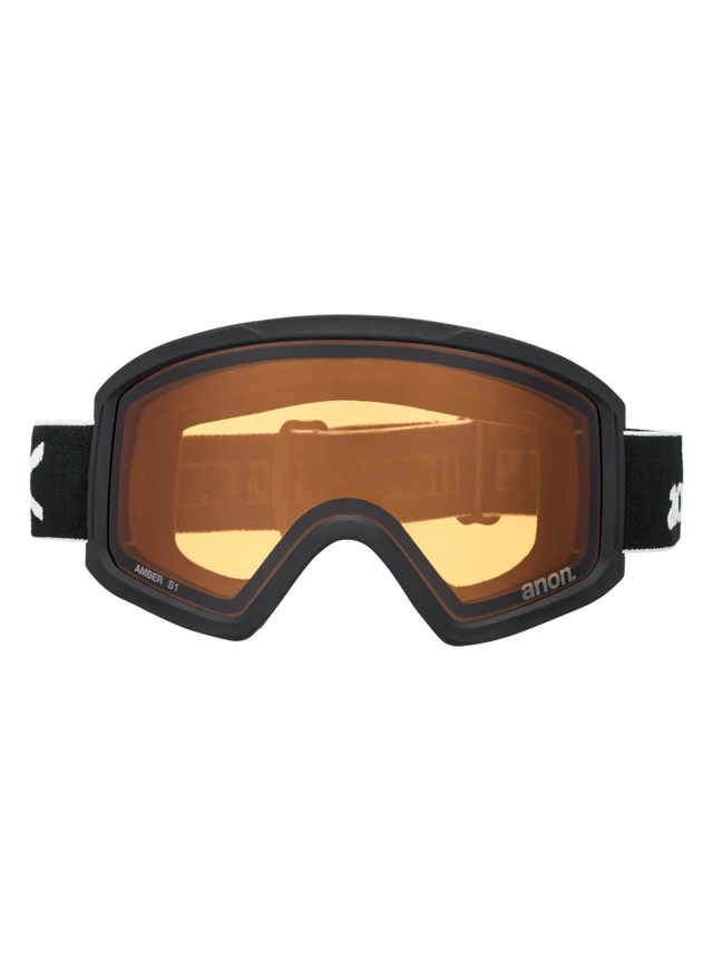 ANON Tracker 2.0 Black - Amber + Face MFI Face Mask Youth Snow Goggle Snow Goggles Anon 