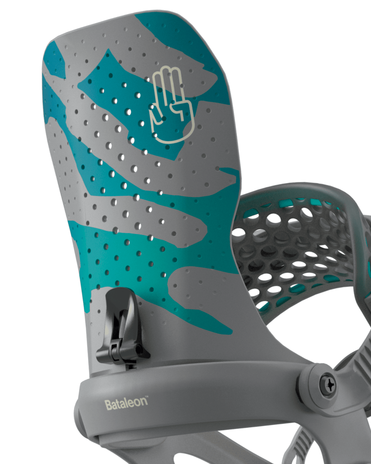 BATALEON Astro AsymWrap Snowboard Bindings Grey Forest Men's Snowboard Bindings Bataleon 