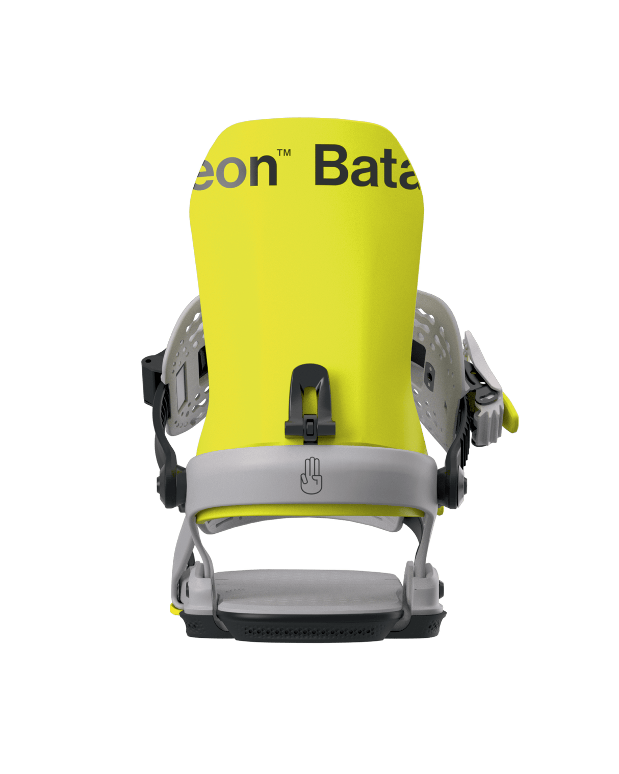 BATALEON Chaos AsymWrap Snowboard Bindings Neon Yellow 2026 Men's Snowboard Bindings Bataleon 