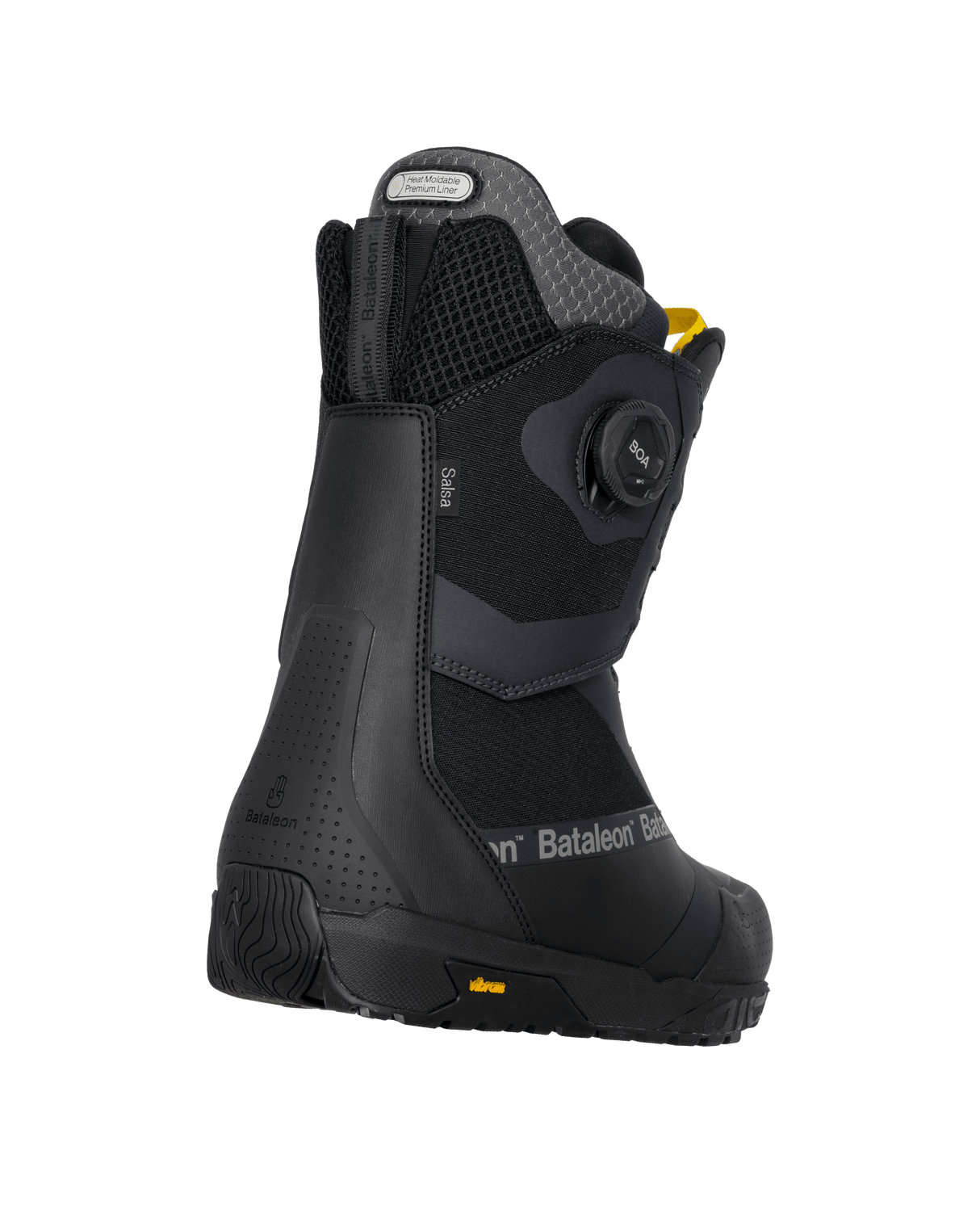 BATALEON Salsa Double BOA Snowboard Boots Black 2026 Men's Snowboard Boots Bataleon 