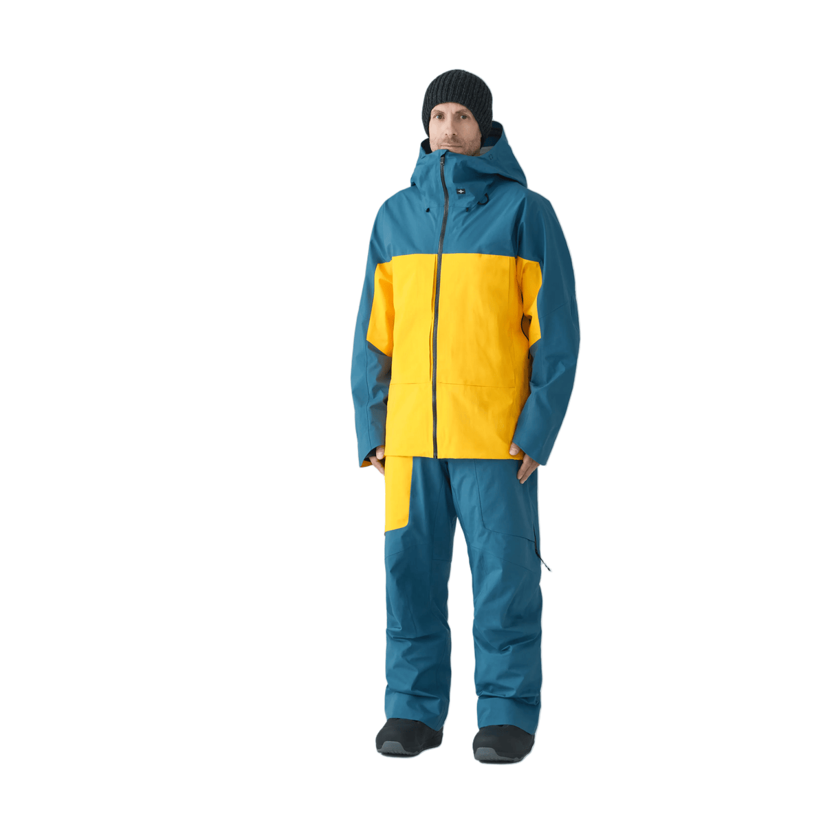 SKYLINE Fuse 3L Guide Snow Jacket Blue Steel/Mango 2027 Men's Snow Jackets Skyline 