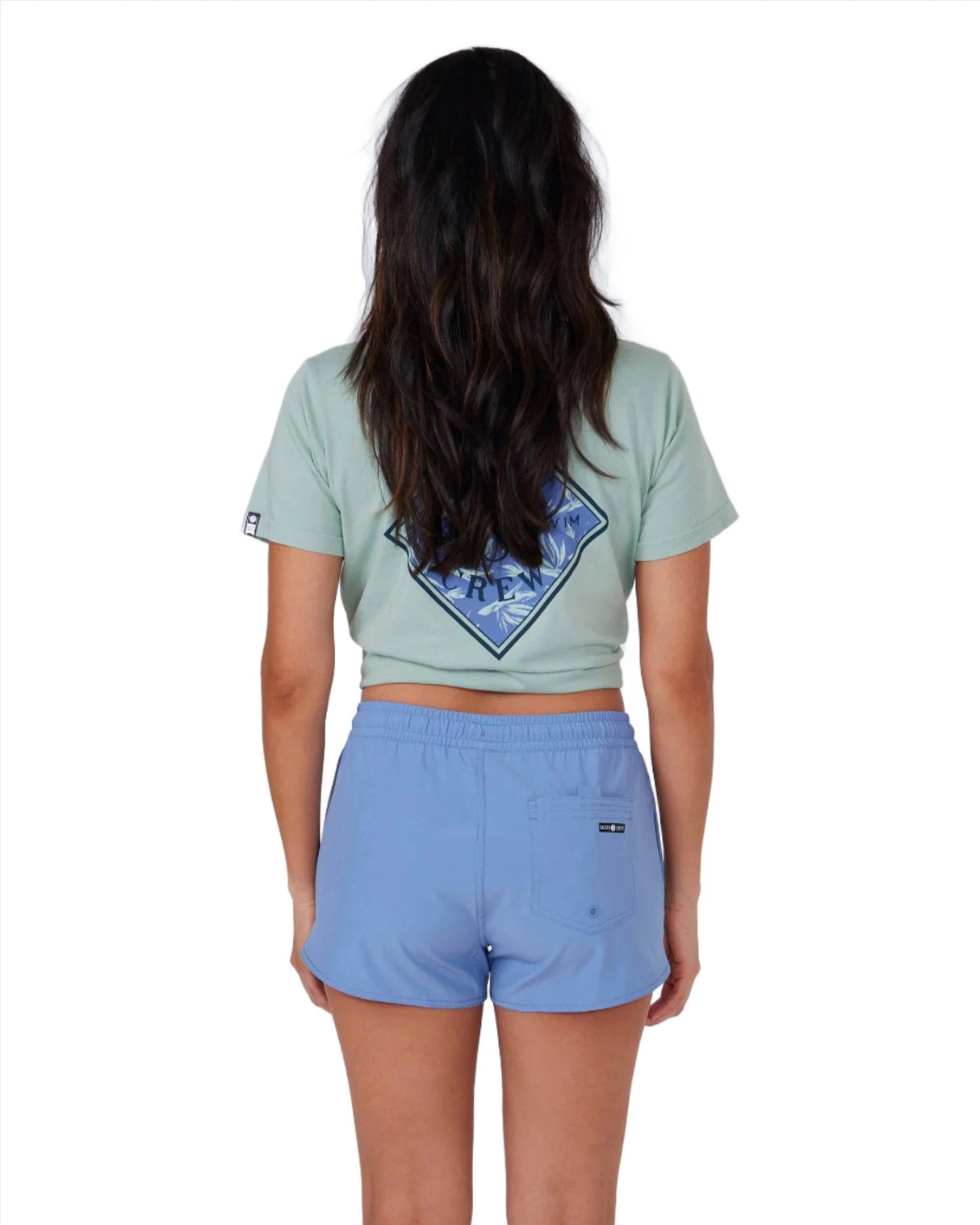 SALTY CREW Women's Beacons Boardshorts Blue Dusk Women's Boardshorts Salty Crew 