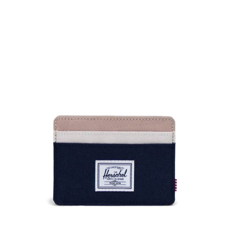 HERSCHEL Charlie Cardholder Wallet Peacoat/Light Taupe/Whitecap Men's Wallets Herschel Supply Company 