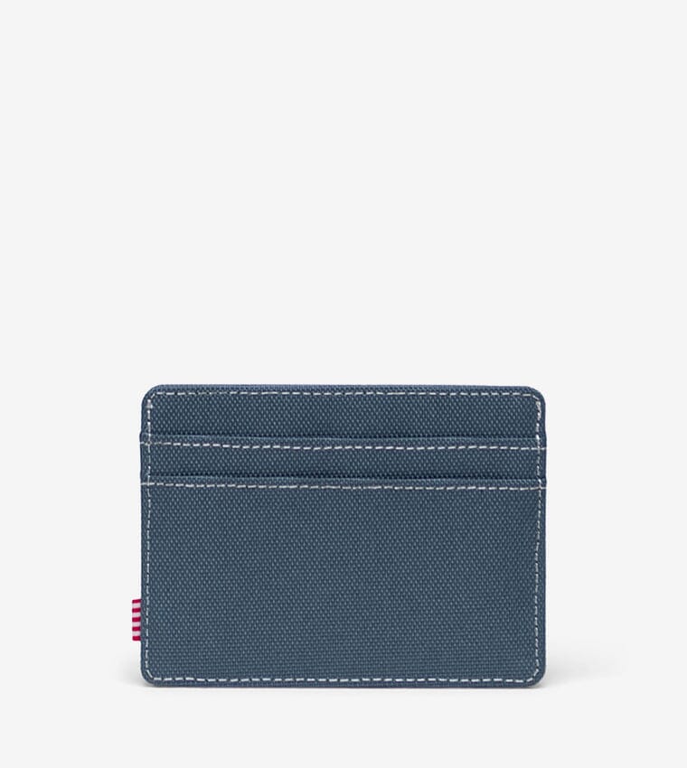 HERSCHEL Charlie Cardholder Wallet Blue Mirage/White Stitch Men's Wallets Herschel Supply Company 