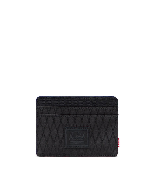 HERSCHEL Charlie Cardholder Wallet Black/Diamond Black Men's Wallets Herschel Supply Company 