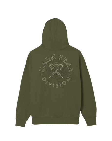 DARK SEAS Thorn Bush Hoodie Olive Men's Pullover Hoodies Dark Seas 