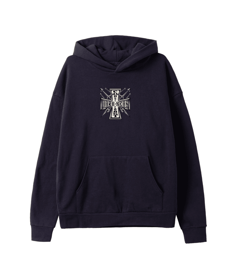 DARK SEAS Coast To Coast Pullover Hoodie Navy Men's Pullover Hoodies Dark Seas 
