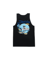 DARK SEAS Reel Legends Tank Top Black Men's Tank Tops Dark Seas 