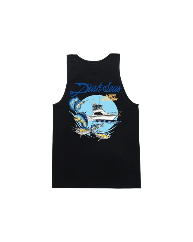 DARK SEAS Reel Legends Tank Top Black Men's Tank Tops Dark Seas 