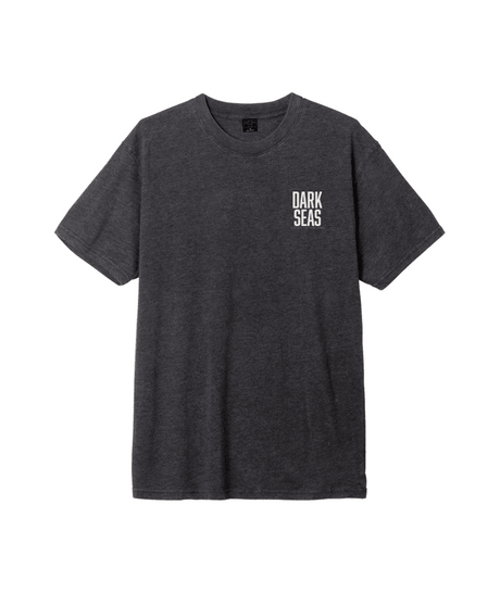 DARK SEAS Boykin Mineral Wash T-Shirt Heather Charcoal Men's Short Sleeve T-Shirts Dark Seas 