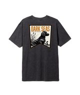 DARK SEAS Boykin Mineral Wash T-Shirt Heather Charcoal Men's Short Sleeve T-Shirts Dark Seas 