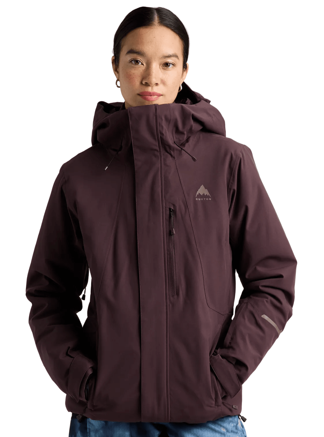 BURTON Women's Reserve 2L Insulated Stretch Snow Jacket Bear Hug Brown 2027 Women's Snow Jackets Burton 