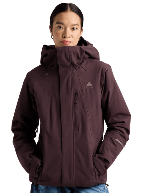 BURTON Women's Reserve 2L Insulated Stretch Snow Jacket Bear Hug Brown 2027 Women's Snow Jackets Burton 