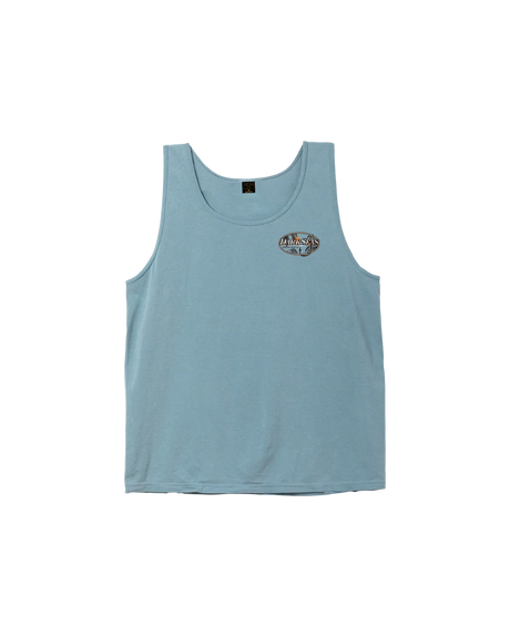DARK SEAS Tropical Nite Tank Top Ice Blue Men's Tank Tops Dark Seas 