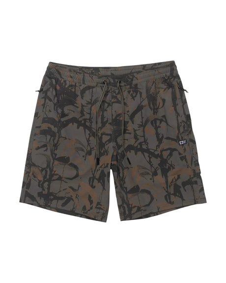SALTY CREW Crew Elastic Boardshort Dark Kelp Camo Men's Boardshorts Salty Crew 
