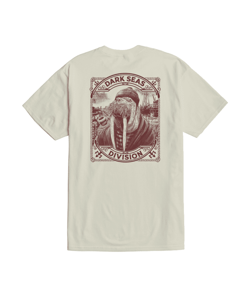 DARK SEAS Seaworthy V2 T-Shirt Cream Men's Short Sleeve T-Shirts Dark Seas 
