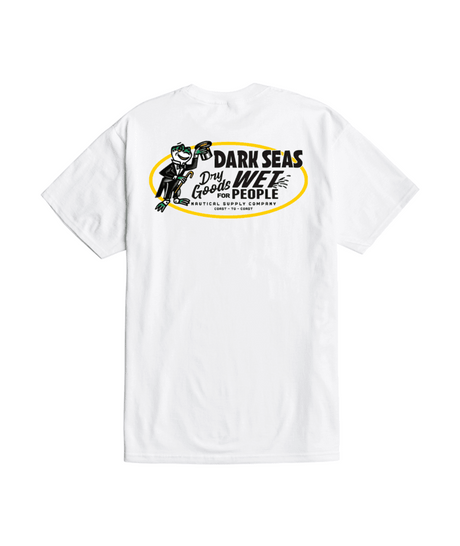 DARK SEAS Water Works T-Shirt White Men's Short Sleeve T-Shirts Dark Seas 