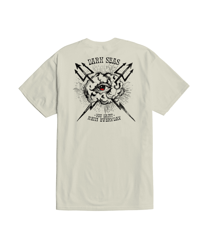 DARK SEAS Eye Of The Storm T-Shirt Cream Men's Short Sleeve T-Shirts Dark Seas 