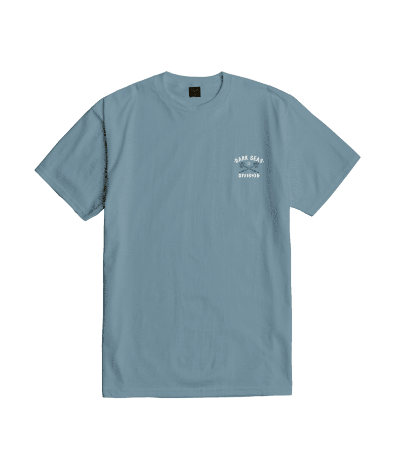 DARK SEAS Cutwater T-Shirt Ocean Blue Men's Short Sleeve T-Shirts Dark Seas 