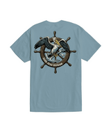 DARK SEAS Cutwater T-Shirt Ocean Blue Men's Short Sleeve T-Shirts Dark Seas 