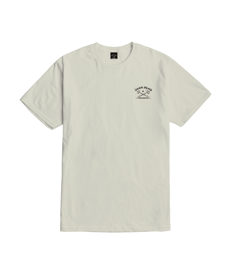 DARK SEAS Striped Bass Premium T-Shirt Cream Men's Short Sleeve T-Shirts Dark Seas 