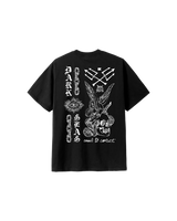 DARK SEAS Trouble Maker Heavy Weight T-Shirt Black Men's Short Sleeve T-Shirts Dark Seas 