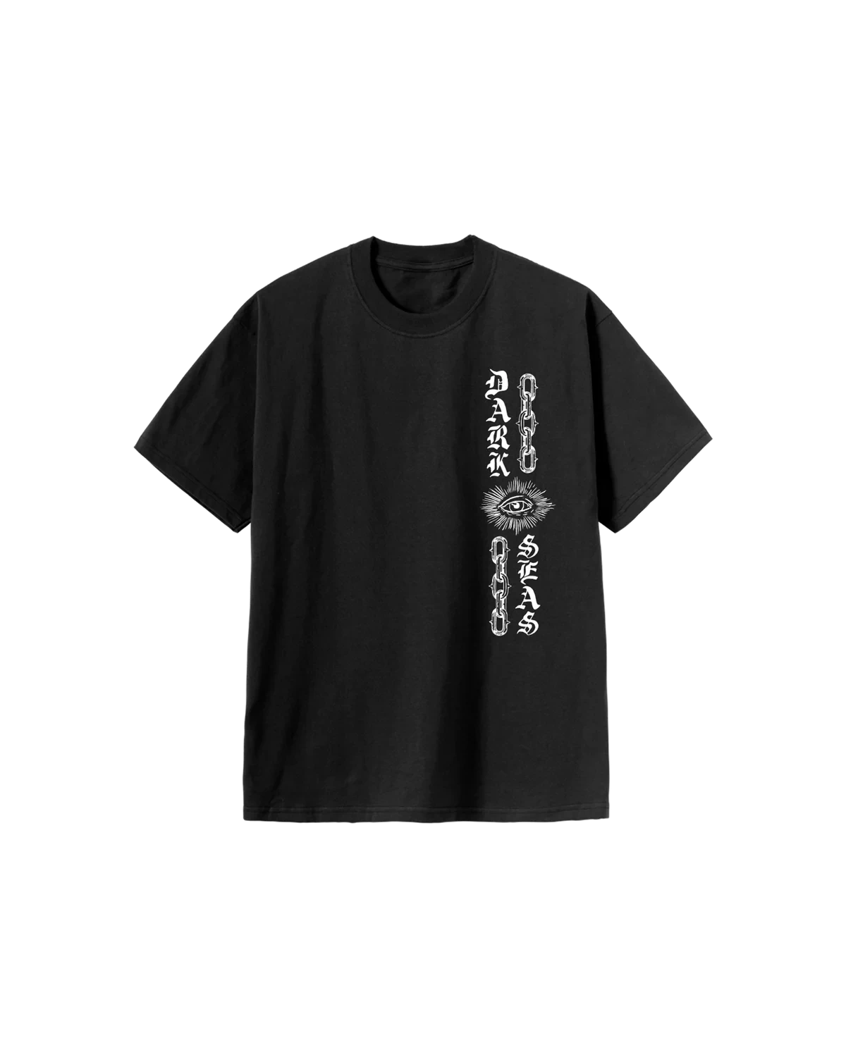 DARK SEAS Trouble Maker Heavy Weight T-Shirt Black Men's Short Sleeve T-Shirts Dark Seas 