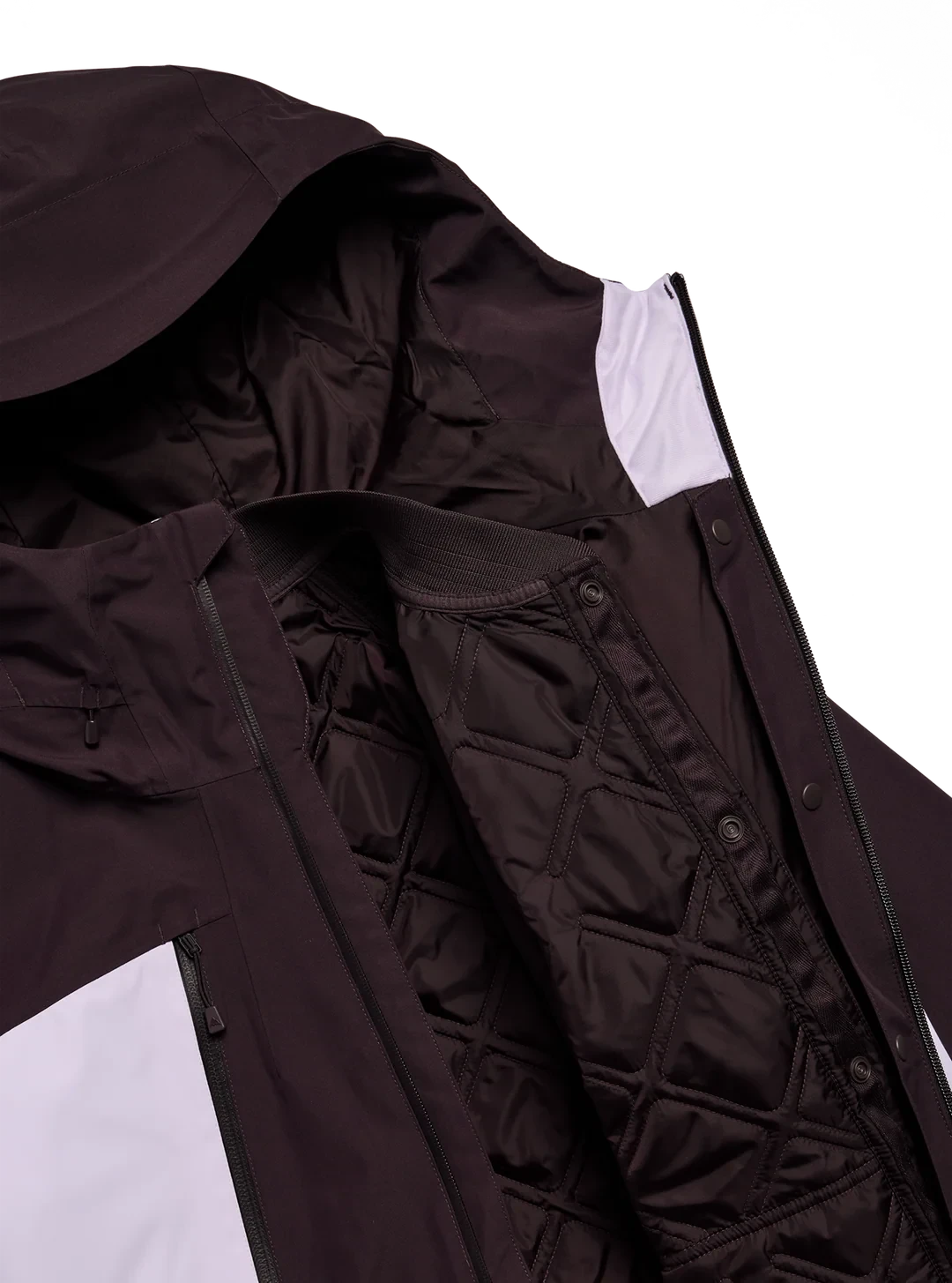 BURTON Women's Reserve 2L 3-in-1 Snow Jacket Bear Hug Brown/Moondust Purple 2027 Women's Snow Jackets Burton 