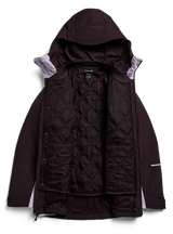 BURTON Women's Reserve 2L 3-in-1 Snow Jacket Bear Hug Brown/Moondust Purple 2027 Women's Snow Jackets Burton 