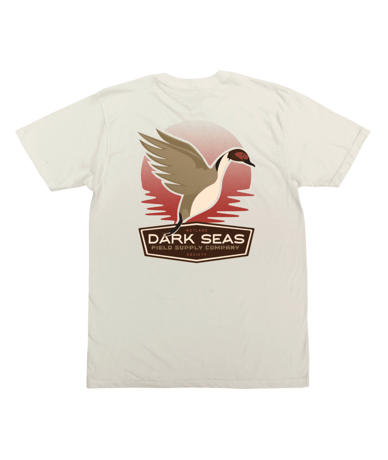DARK SEAS Wetlands Pigment T-Shirt Bone Grindle Men's Short Sleeve T-Shirts Dark Seas 