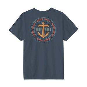 DARK SEAS Offshore T-Shirt Slate Blue Men's Short Sleeve T-Shirts Dark Seas 