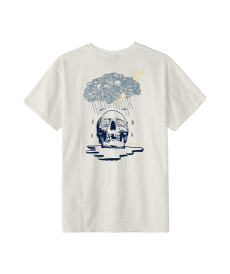 DARK SEAS Rain Cloud Pigment T-Shirt Antique White Men's Short Sleeve T-Shirts Dark Seas 
