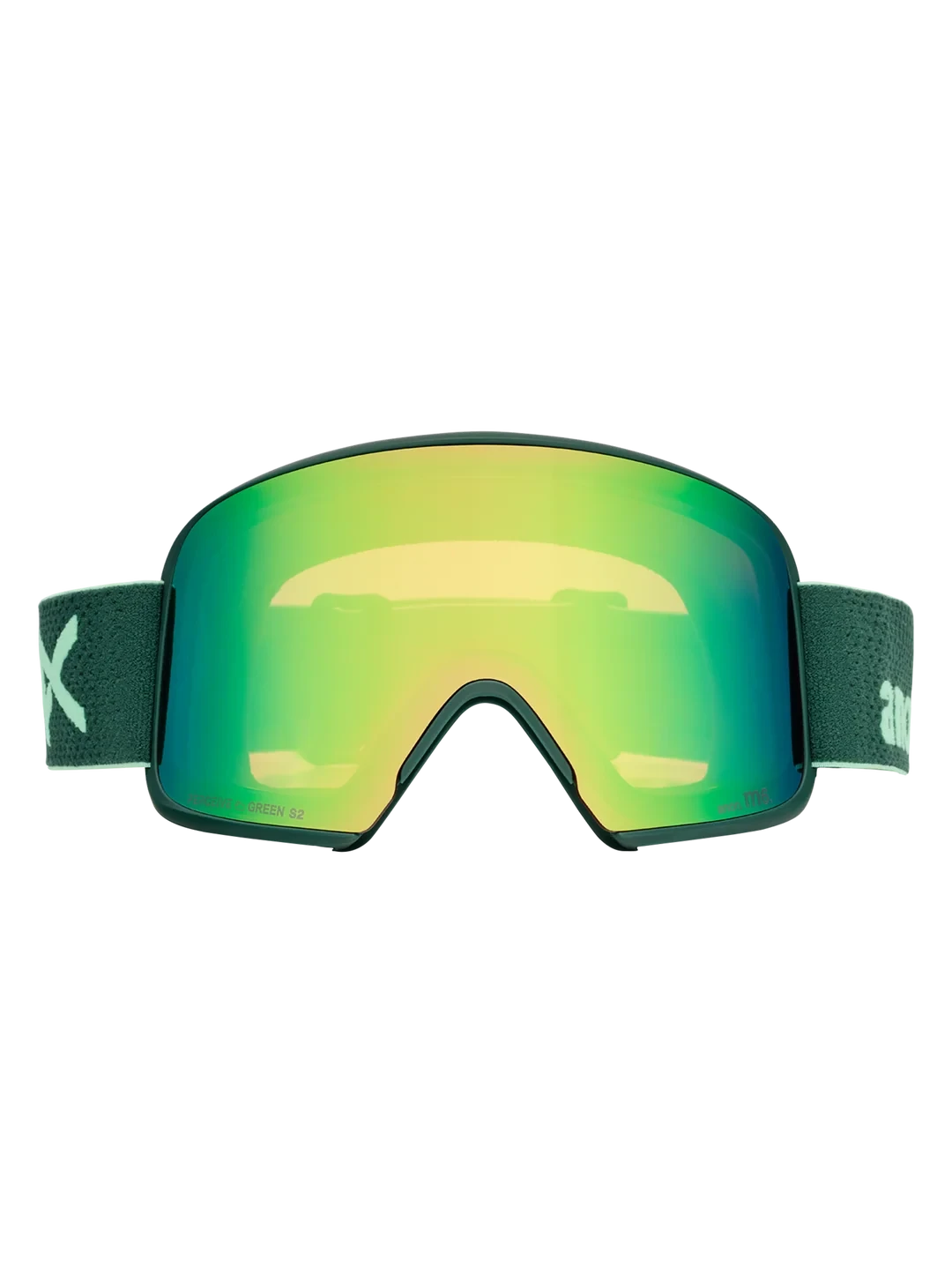 ANON M6 Brunswick Green - Perceive Variable Green + Perceive Cloudy Pink + MFI Face Mask Snow Goggle Snow Goggles Anon 